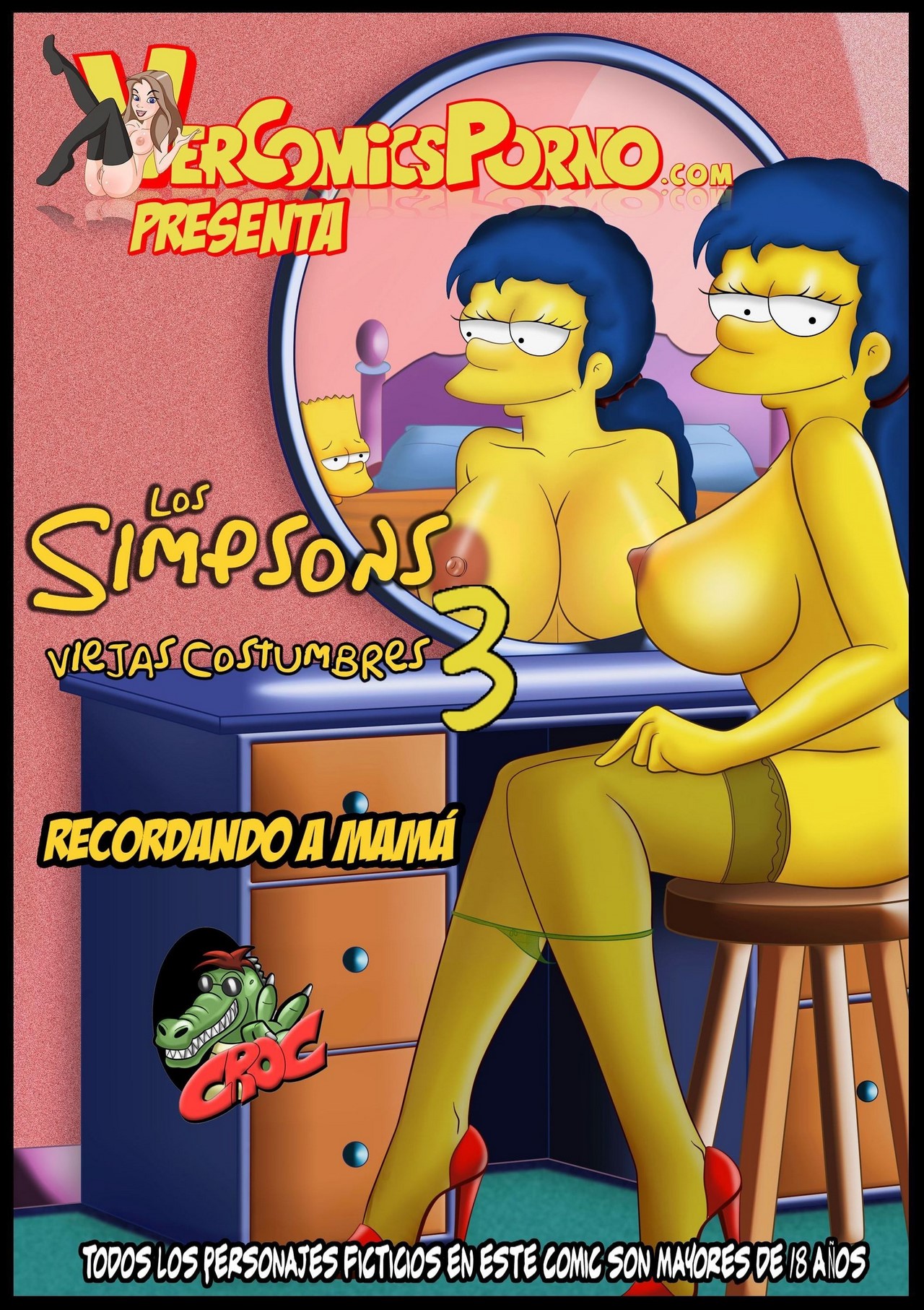 Los Simpsons Viejas Costumbres 3 Recordando a mama :(CROC) [VerComicsPorno]{Los Simpsons} [Español] [VCP]