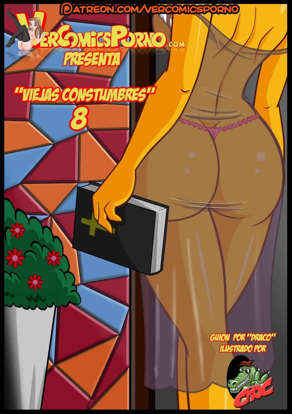 Los Simpsons Viejas Costumbres 8 :(CROC) [VerComicsPorno]{Los Simpsons} [Español] [VCP]